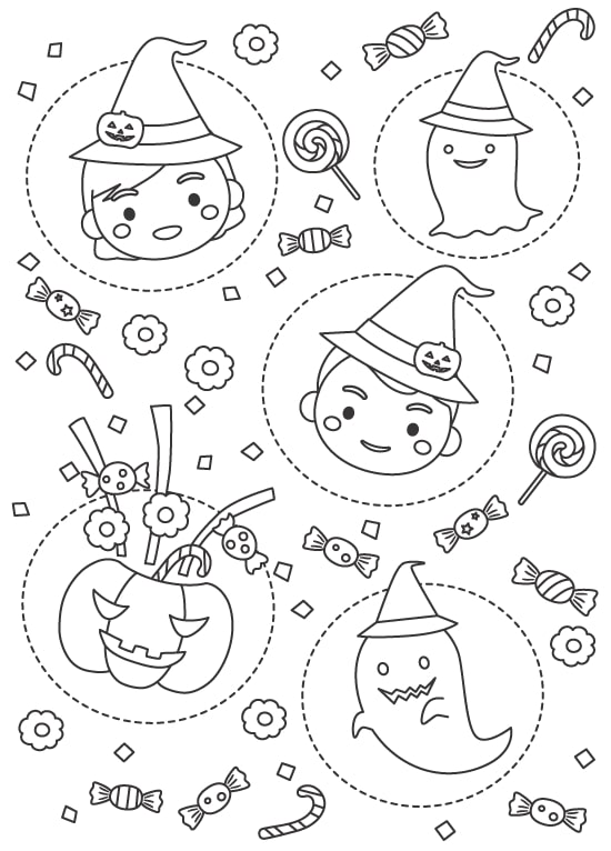 dessin halloween a imprimer