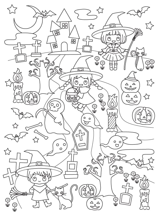 dessin halloween facile