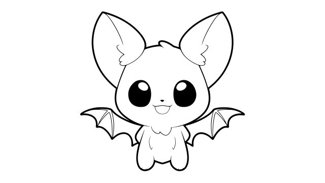coloriage Ă imprimer chauve souris halloween