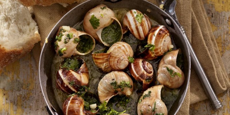 plat d'escargots
