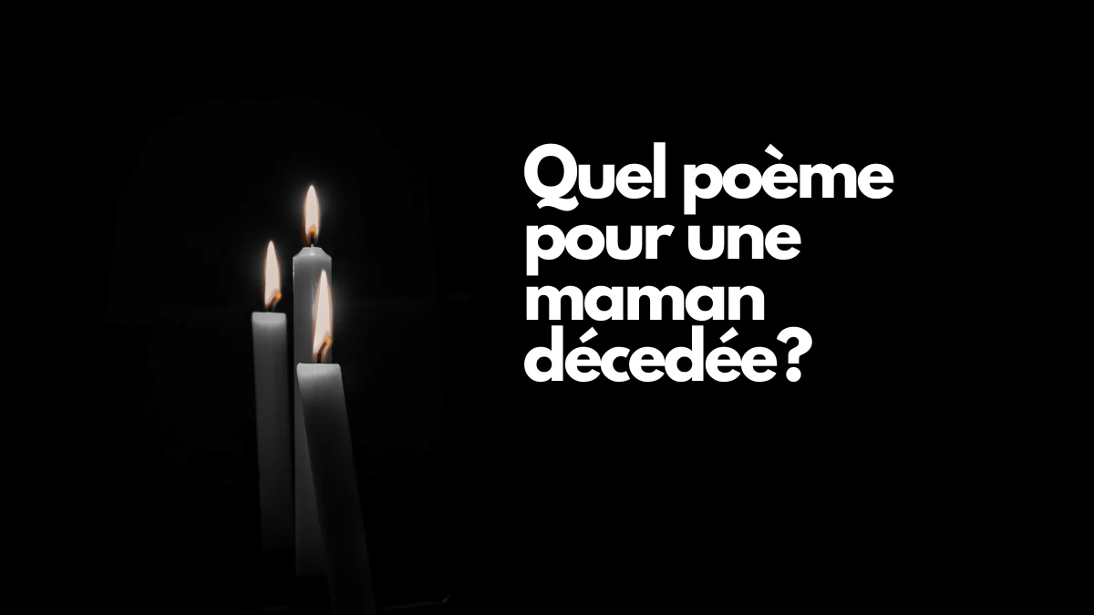 poeme pour maman decedee